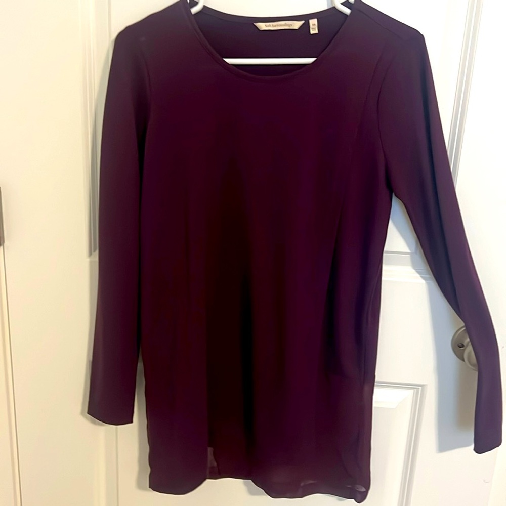 Purple Surroundings blouse